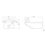 Lampa Set 25 supporti per binario uso parete e soffitto