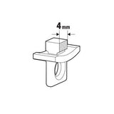 Lampa F-1, set 10 fermi per binario tipo "U" - 4 mm 97116
