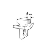 Lampa F-2, set 10 fermi per binario tipo "U" - 6 mm 97117
