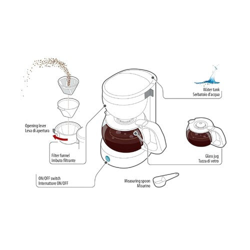 Cafetera Lampa Liberica, cafetera - 24V - 300W 97132