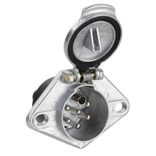 Lampenfassung 7-polig 24S, Metall 97154