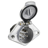 Lampenfassung 7-polig 24S, Metall 97154