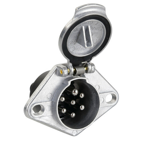 Lampenfassung 7-polig 24N, Metall 97155