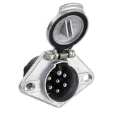 Lampenfassung 7-polig 24N, Metall 97155
