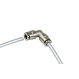 Lampa L-1, Raccordo a 90 in metallo, per tubi aria -  6 mm