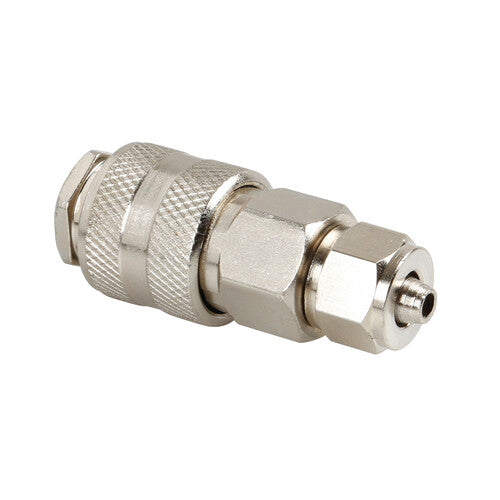 Lampa C-6, connettore aria per tubo  6 mm ad attacco rapido femmina