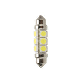 Piloto Serie Led 24/28V - 12 Leds SMD - 11x43 mm - SV8.5-8 - 20 uds - Bolsa - Blanco - Doble polaridad
