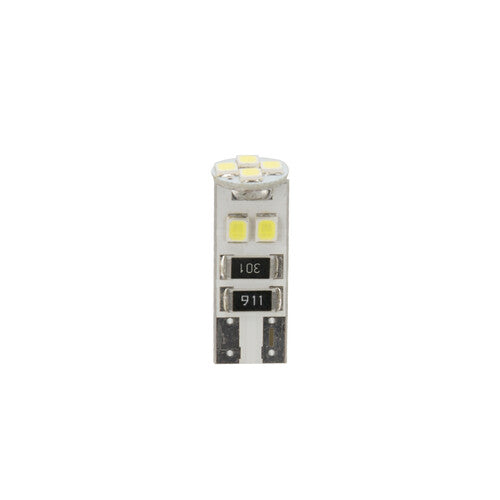 Pilot 24V Hyper-Led 24 - 8 SMD x 3 chips - (T10) - Trifocus - W2,1x9,5d - 20 pz - Scatola - Bianco - Doppia polarità - Resistenza incorporata