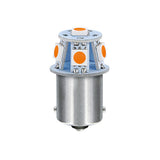 Pilot 24/28V LED-Serie – 6 SMD x 1 Chip – (R5W) – BA15s – 20 Stück – Box – Orange – Doppelpolarität