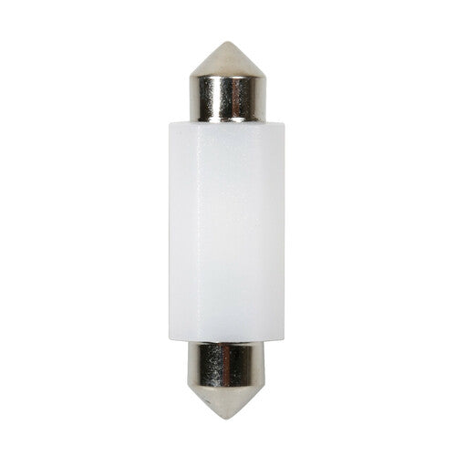 Piloto 9/32V Led Serie 2 SMD x 1 chip - 12x41 mm - SV8.5-8 - 20 uds - Caja - Blanco - Doble polaridad - Resistencia incorporada