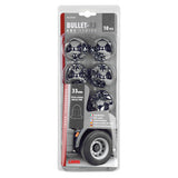 Cubre tornillos cromados Lampa en ABS - 33 mm - Juego de 10 uds 7657 97657