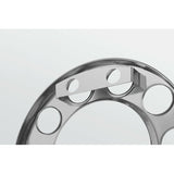 Stainless steel hubcap ring for alloy wheels