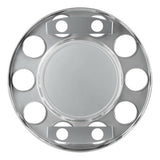 Stainless steel hubcap for alloy wheels