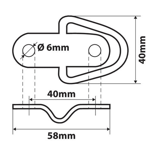Lámpara G-4, anillos de anclaje, 2 piezas 97703