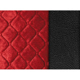 Lolita Lampe, Skeentex und Polyester-Sitzbezug – Schwarz/Rot