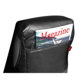 Lampa Mirian, coprisedile in Skeentex e suede trapuntato - Nero/Panna