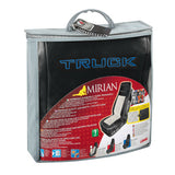 Mirian-Lampe, Skeentex- und gesteppter Wildledersitzbezug – Schwarz/Blau