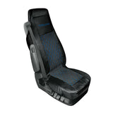 Lámpara Mirian, funda de asiento de Skeentex y gamuza acolchada - Negro/Azul 97854