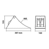 Lámpara de calzado termoplástica homologada DIN76051-G46 97874