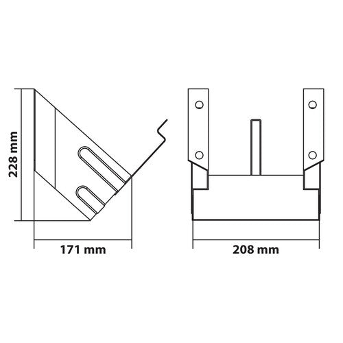 Lámpara zapatera de metal - E53 - Grande 97877