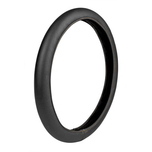 Lampa Skin-Cover, Skeentex Stretch Steering Wheel Cover Black/Beige S 42/44 cm