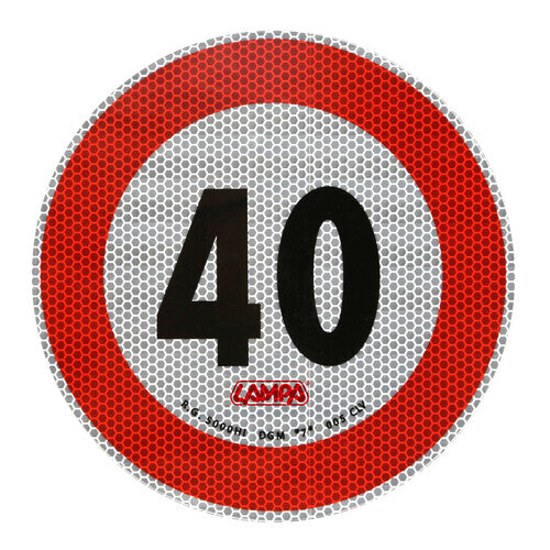 Señal de límite de velocidad - 40 km/h 97935