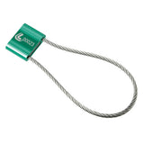 Set 10 Sigilli ad alta sicurezza, testa alluminio galvanizzato, cavo in acciaio 97950
