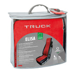 Lampa Elisa-2, LKW-Sitzbezug aus Polyester und Skeentex - Rot/Schwarz 98002