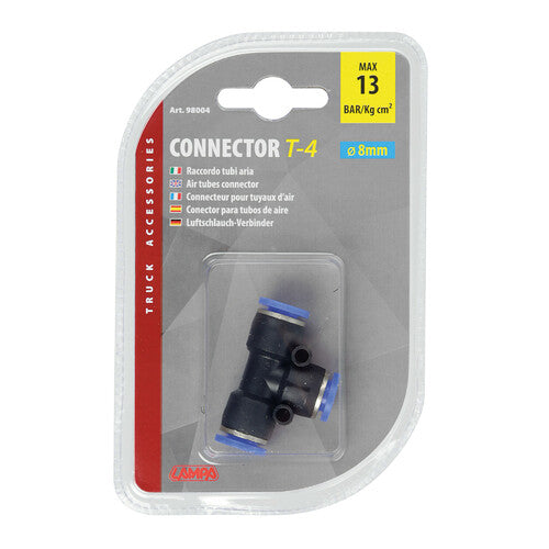 T-4 lamp, air hose connection - 8 mm