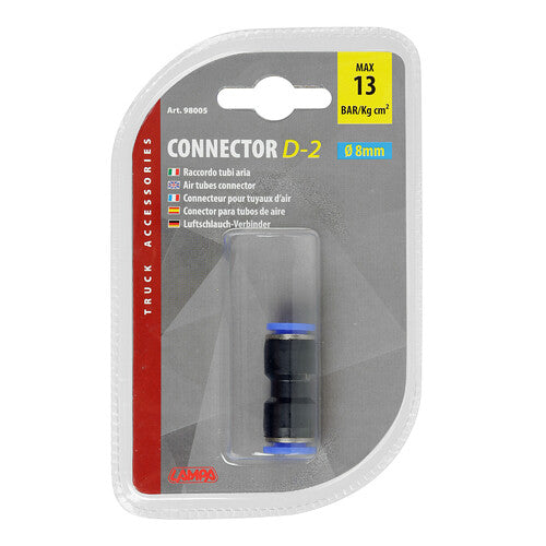 Lamp D-2, air hose connection - 8 mm
