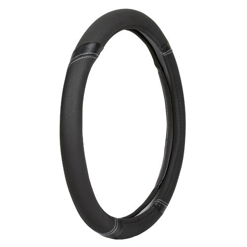 Lampa GT-Sport, Skeentex Steering Wheel Cover - S - 42/44 cm - Black/Silver