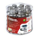 Lampa Set 40 copribulloni in acciaio inox -  33 mm 98030