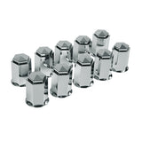 Lampa Set 10 copribulloni in ABS -  33 mm - Cromo 98049