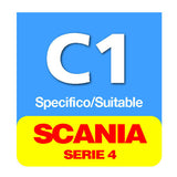 Lamp C-1, Quick-release air connector - Scania Series 4
