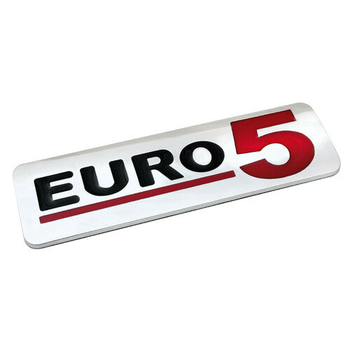 Lámpara con emblema anticontaminación cromado 3D - 170 x 50 mm - Euro 5 98125