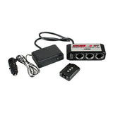 Lampa Duo-4, presa corrente tripla, USB, telecomando, 24V 98137
