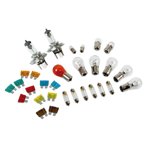 Lampenset, 30 Ersatzlampen, Halogen 2xH4 - 24V 98266