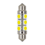 Hyper-Led 36 12 SMD x 3 chips 11x41 mm SV8,5-8 2 uds. Blanco pol. dp. 98273