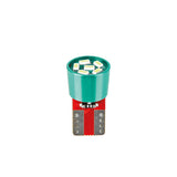 Piloto 24-30V Led serie 6 Led SMD T10 W2,1x9,5d 2 uds Sobre Verde res. inc.