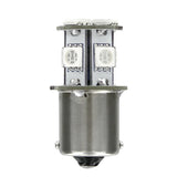 24/28V Hyper-Led 24 8 SMD x 3 chips P21W BA15s 1 pz Arancio Doppia polarità 98335