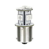 24/28V Hyper-Led 24 8 SMD x 3 chips P21W BA15s 1 pz Arancio Doppia polarità 98335