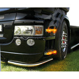 Lampa Luce perimetrale a 4 Led, 24V - Arancio