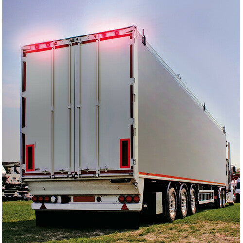 9 LED Clearance Light, 24V - Red