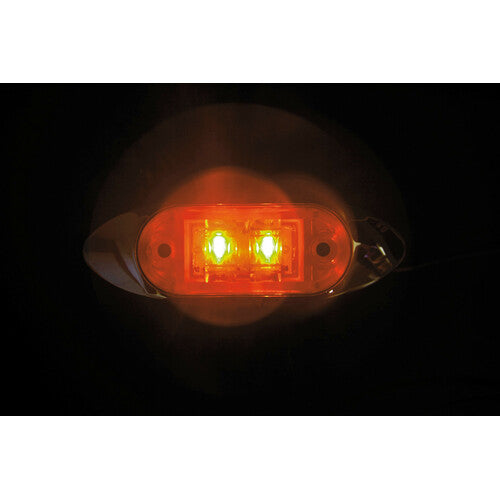 2-LED-Seitenmarkierungsleuchte, 24 V – Orange 8480 98480