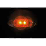 2-LED Side Marker Light, 24V - Orange 8480
