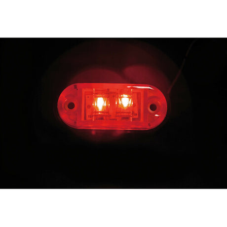 2-LED-Seitenmarkierungsleuchte, 24 V – Rot 8483