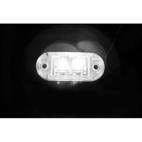 2-LED-Seitenmarkierungsleuchte, 24 V – Weiß 8484