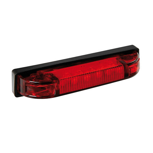 Lampa Luce ingombro a 6 Led, 24V - Rosso 98487