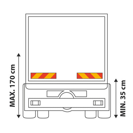 Lamp Pair of Reflective Panels - Tractor