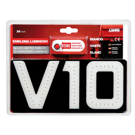 Lampenemblemleuchte, 24V - V10